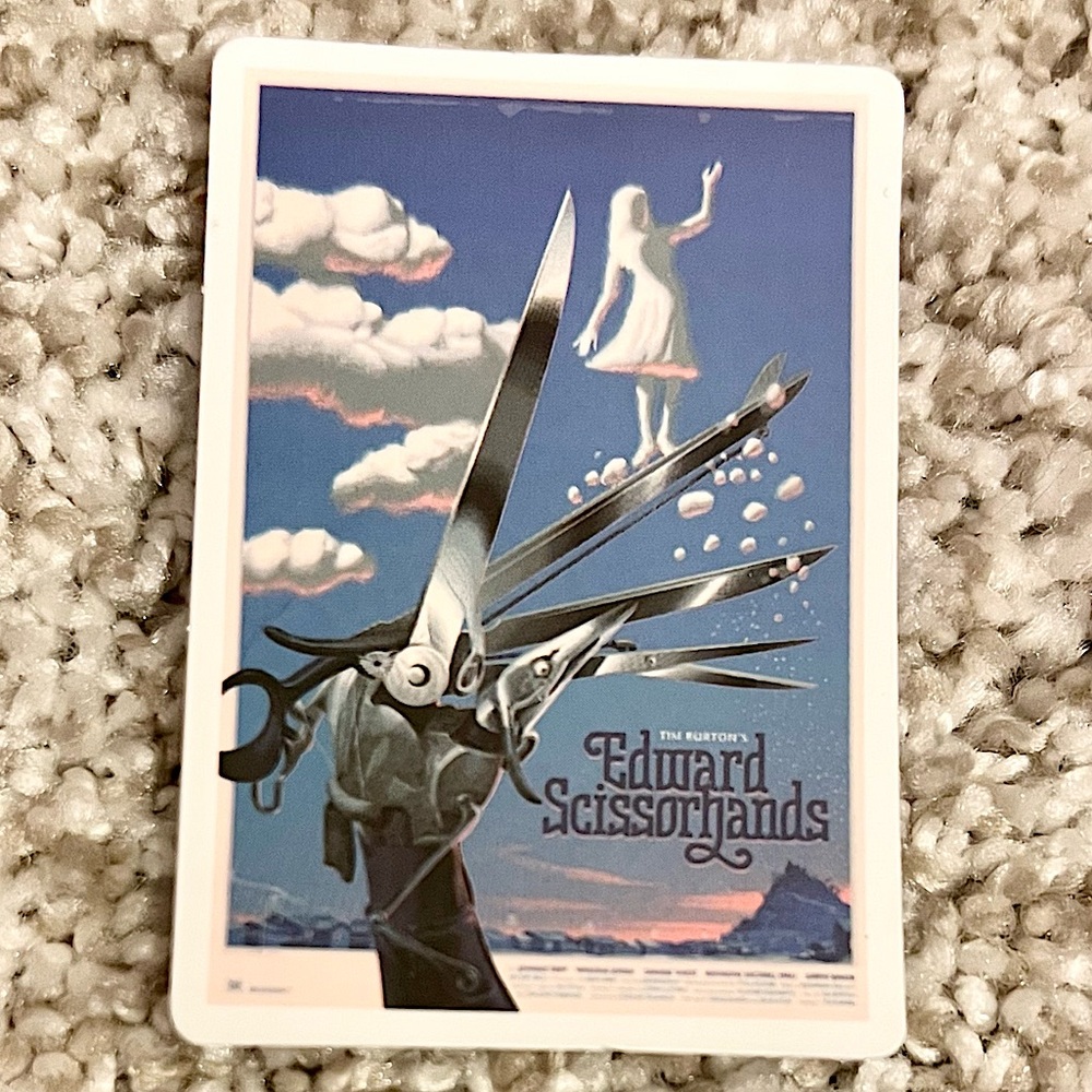 Edward Scissorhands Vinyl Sticker
